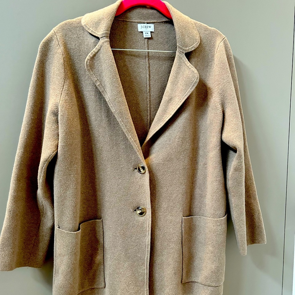 J Crew Cardigan blazer